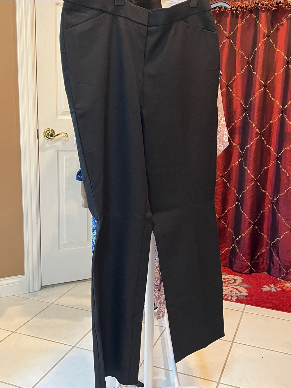 NEW Chico's Black Straight-Leg Dress Pants